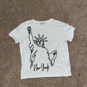 Zara, nyc themed shirt, very soft, and never worn